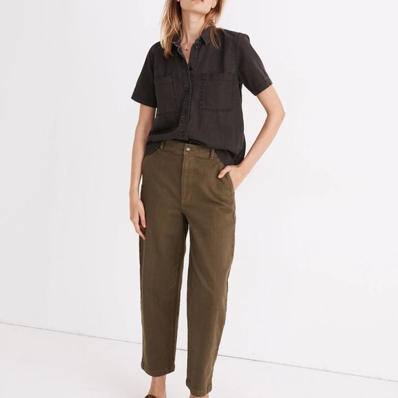 Madewell Black Button Down Shirt - Picture 6 of 7